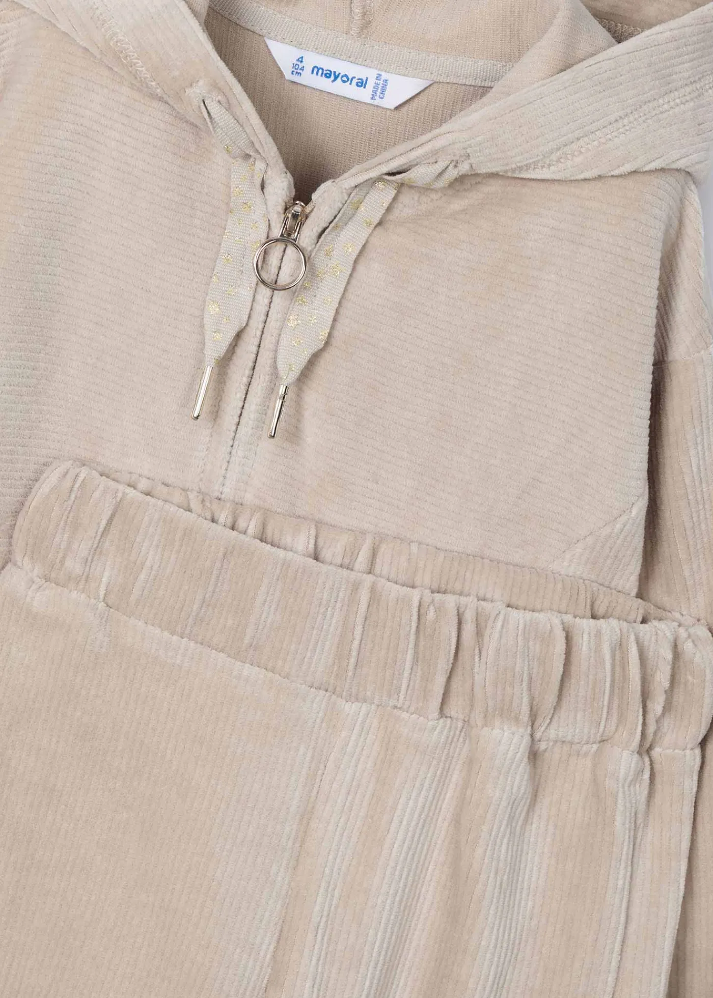 Clearance Chándal punto pana niña Chándals