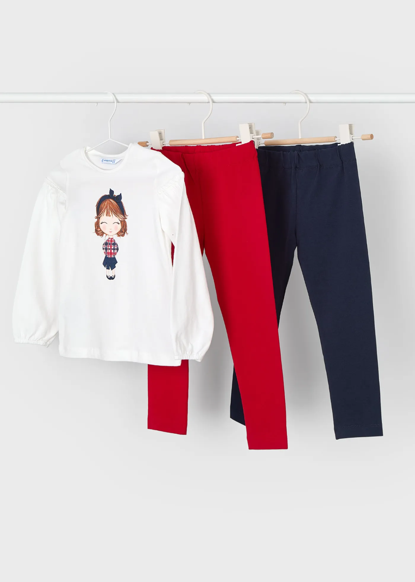 New Conjunto 2 leggings camiseta niña Conjuntos