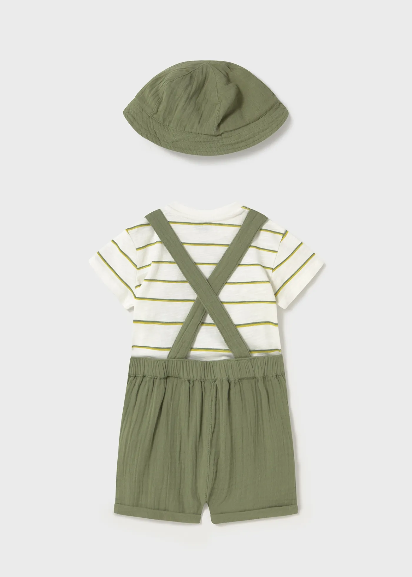 Discount Conjunto 3 piezas con gorro bebé Conjuntos
