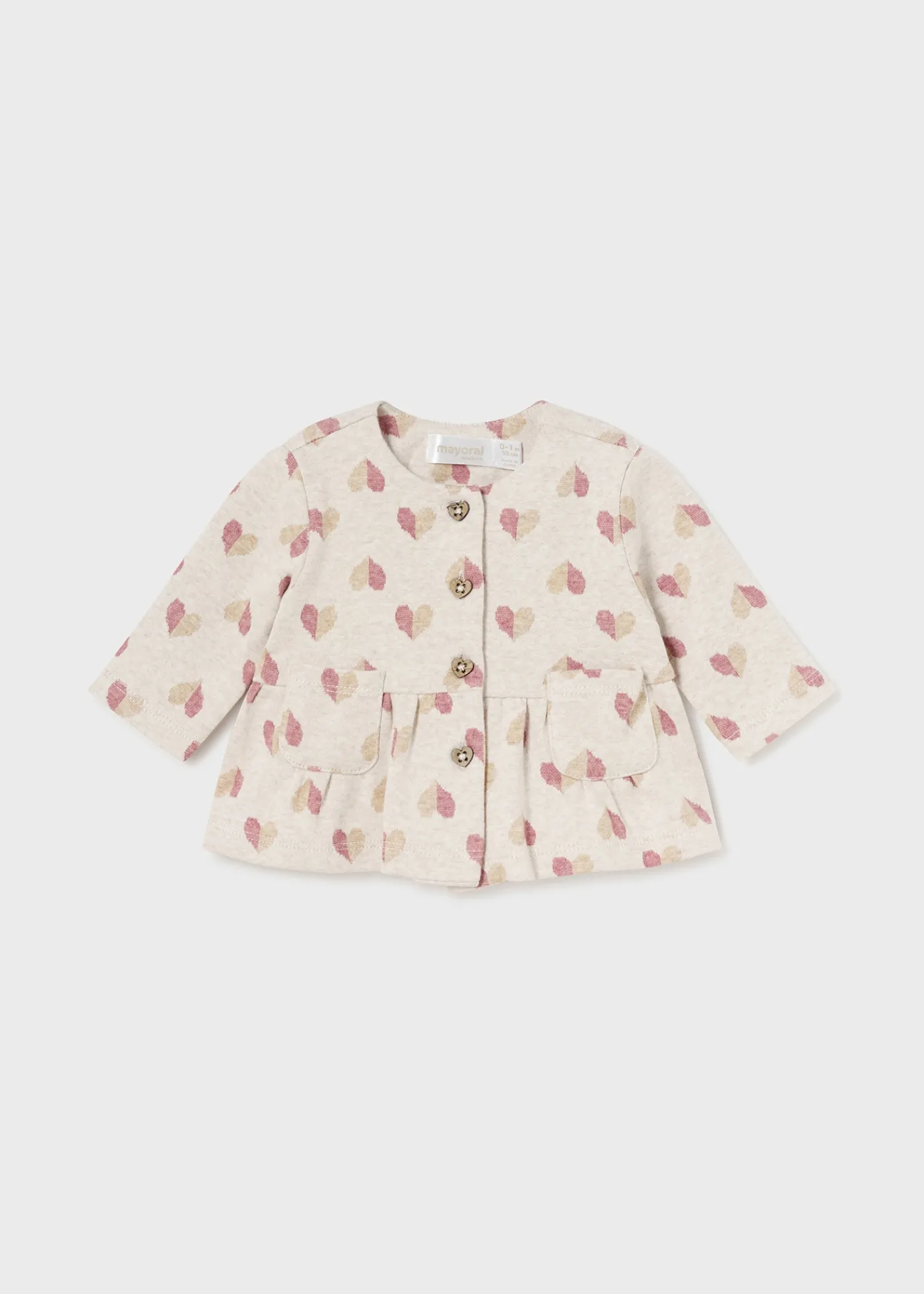 Best Sale Conjunto 3 piezas corazones recién nacida Conjuntos