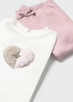 Online Conjunto 3 piezas corazones recién nacida Conjuntos