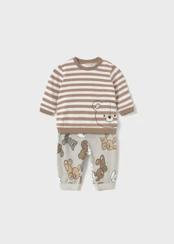 Shop Conjunto 4 piezas pantalón largo recién nacido Conjuntos
