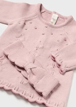 Cheap Conjunto 3 piezas tricot recién nacida Conjuntos