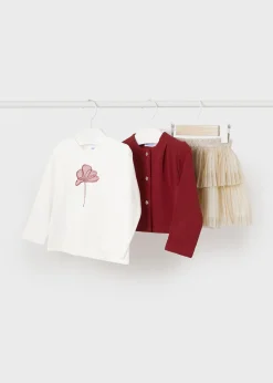 Cheap Conjunto falda 3 piezas bebé Conjuntos