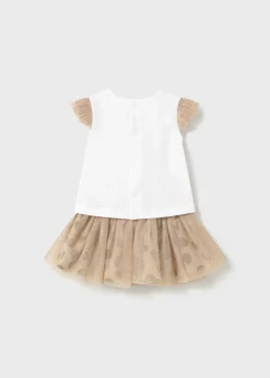 Discount Conjunto falda tul y camiseta recién nacida Conjuntos