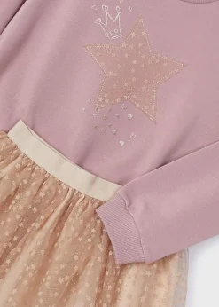 New Conjunto falda tul y sudadera niña Conjuntos