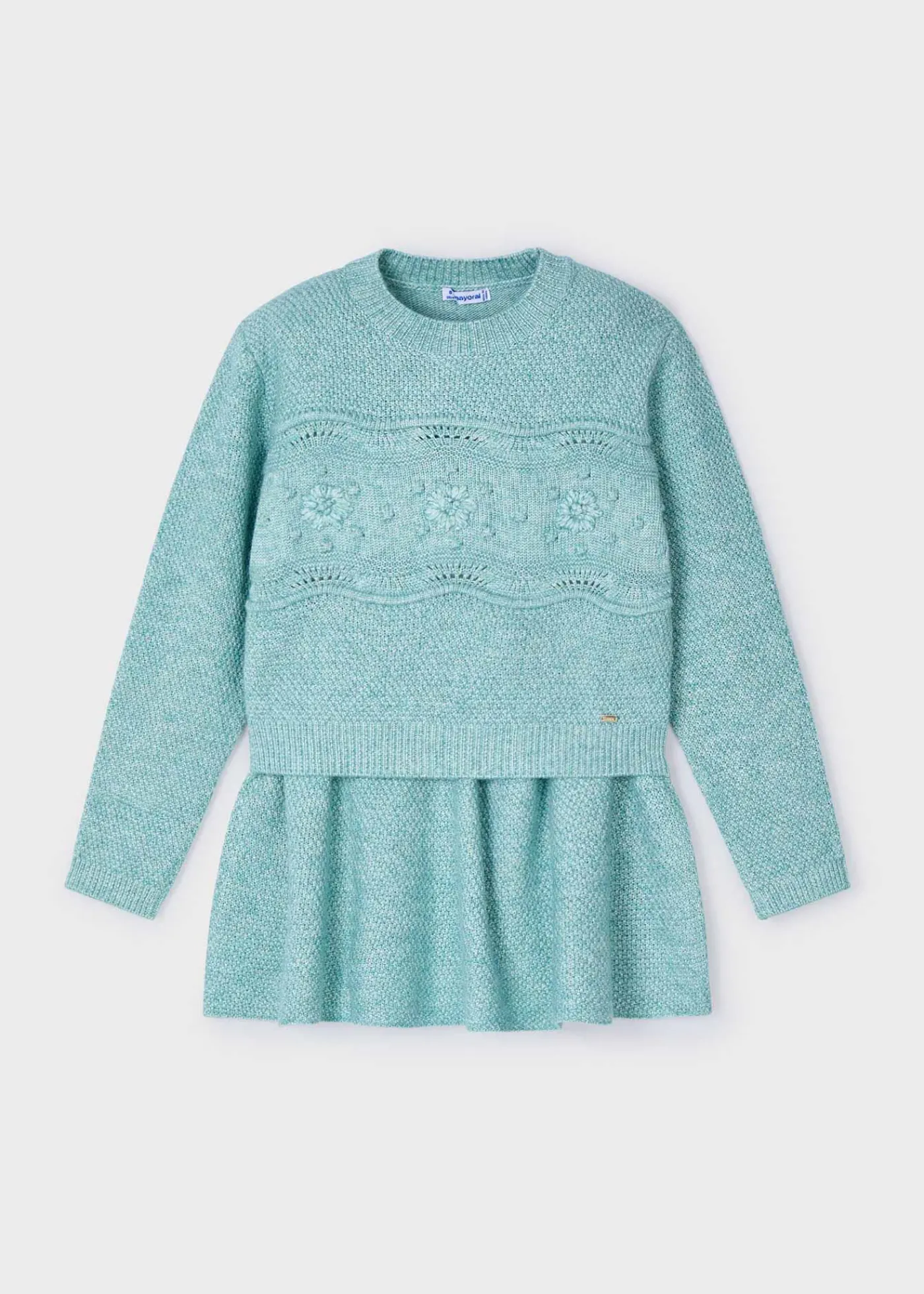 Sale Conjunto falda y jersey tricot niña Conjuntos