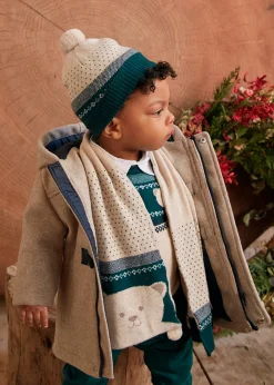 Fashion Conjunto gorro y bufanda oso bebé Accesorios Y Complementos