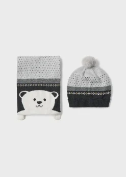 Fashion Conjunto gorro y bufanda oso bebé Accesorios Y Complementos