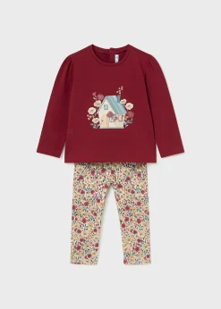 Store Conjunto legging estampado y camiseta bebé Conjuntos