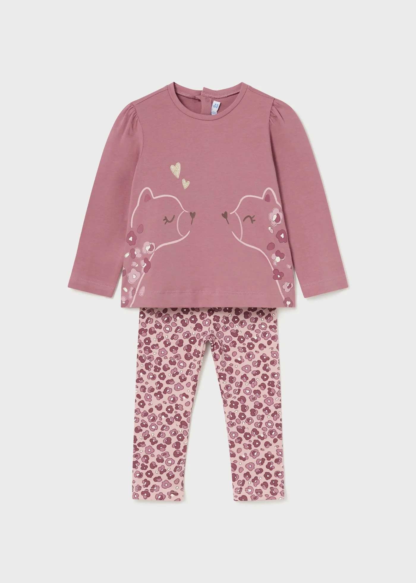 Online Conjunto legging estampado y camiseta bebé Conjuntos