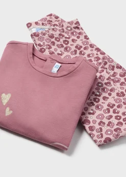 Online Conjunto legging estampado y camiseta bebé Conjuntos