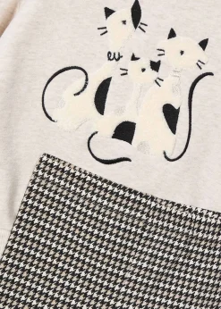 Best Sale Conjunto legging estampado y sudadera niña Conjuntos