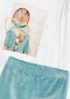 Store Conjunto legging terciopelo y camiseta niña Conjuntos