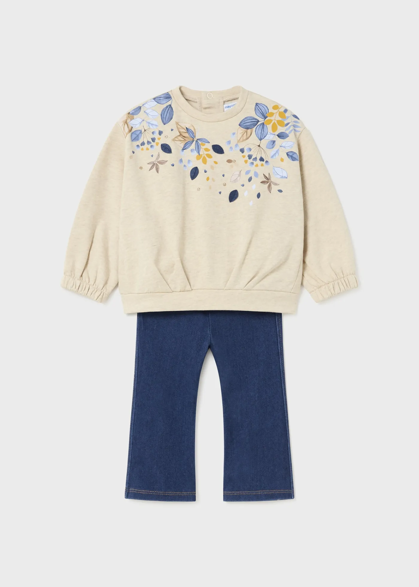 Shop Conjunto legging vaquero y sudadera bebé Conjuntos