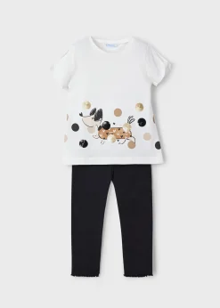 Best Sale Conjunto legging y camiseta perro niña Conjuntos