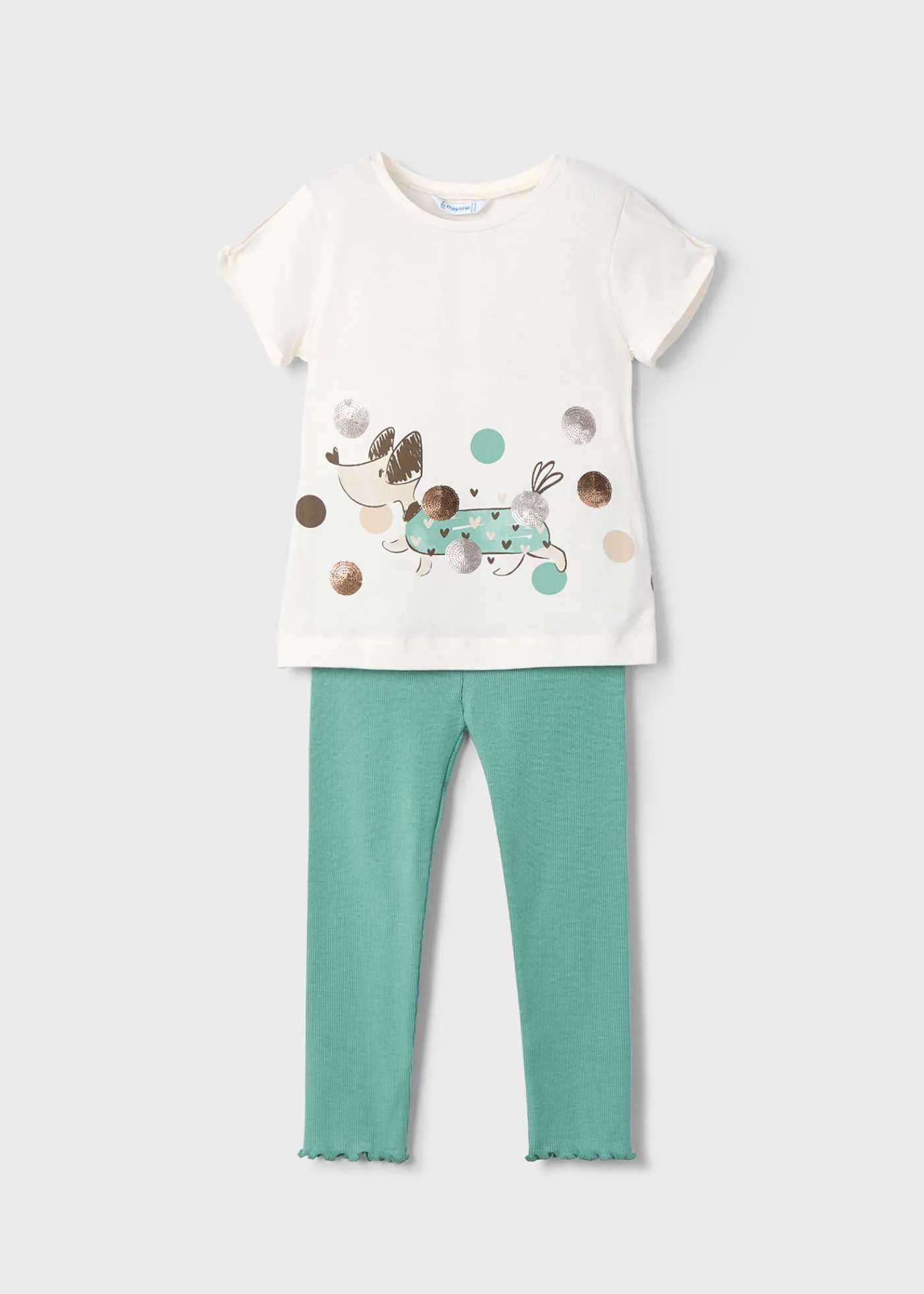 Discount Conjunto legging y camiseta perro niña Conjuntos