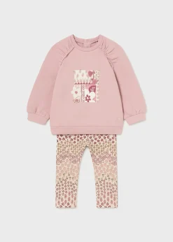 Store Conjunto legging y sudadera abullonada bebé Conjuntos