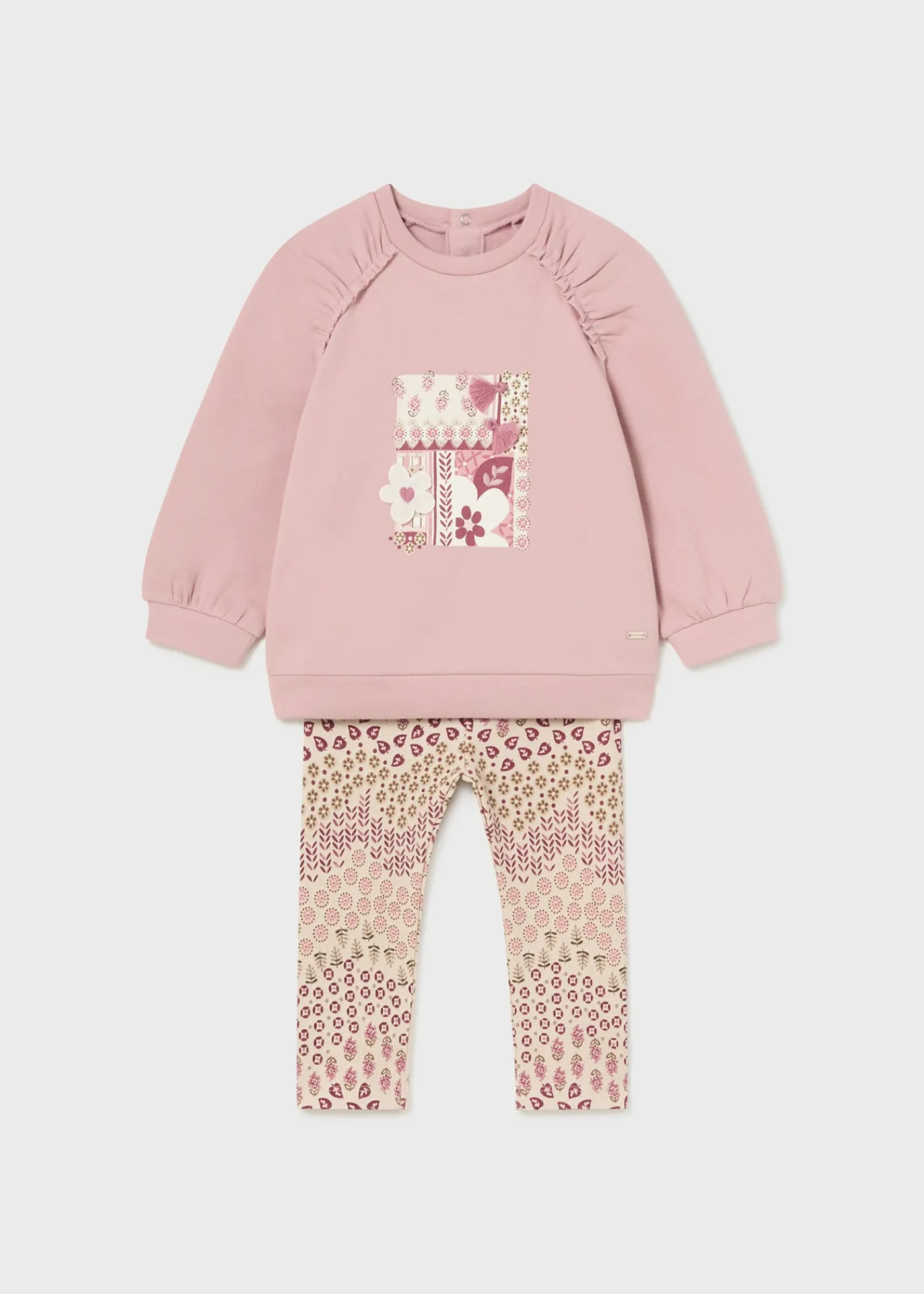 Store Conjunto legging y sudadera abullonada bebé Conjuntos