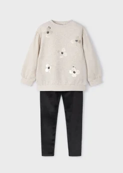 Cheap Conjunto legging y sudadera lentejuelas niña Conjuntos