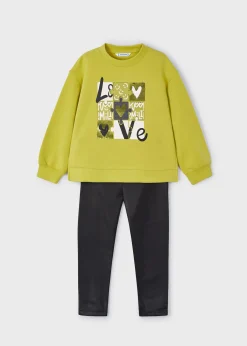 Online Conjunto legging y sudadera niña Conjuntos