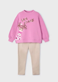 New Conjunto legging y sudadera niña Conjuntos