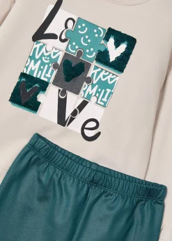 Online Conjunto legging y sudadera niña Conjuntos