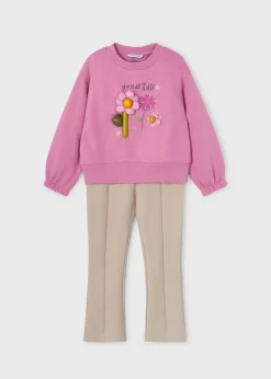 Clearance Conjunto legging y sudadera niña Conjuntos