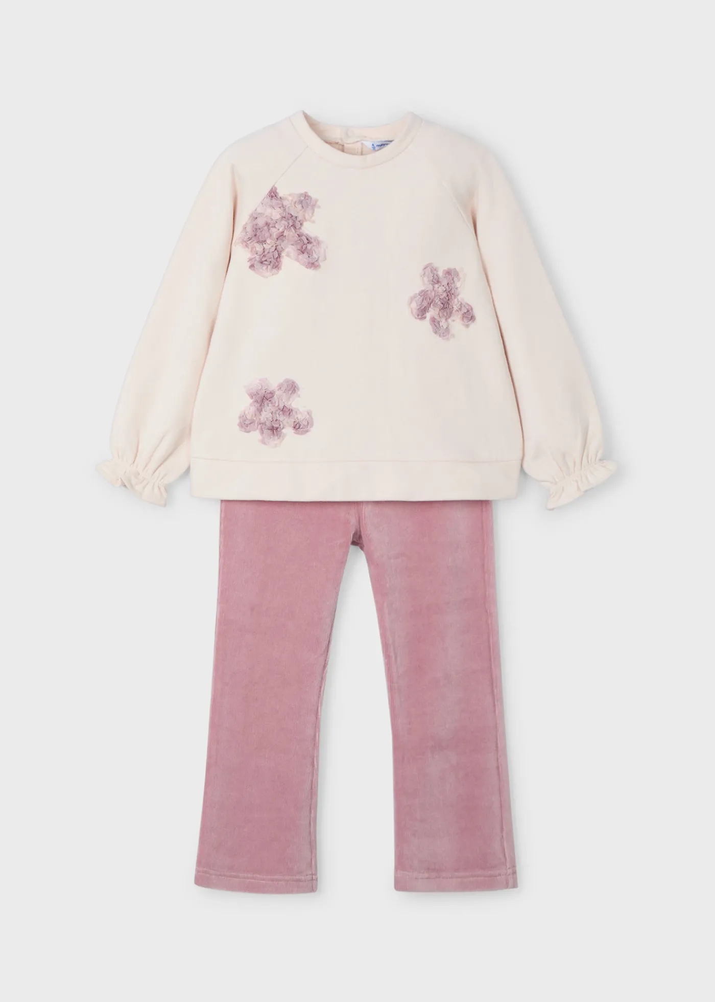 Fashion Conjunto leggings flores niña Conjuntos