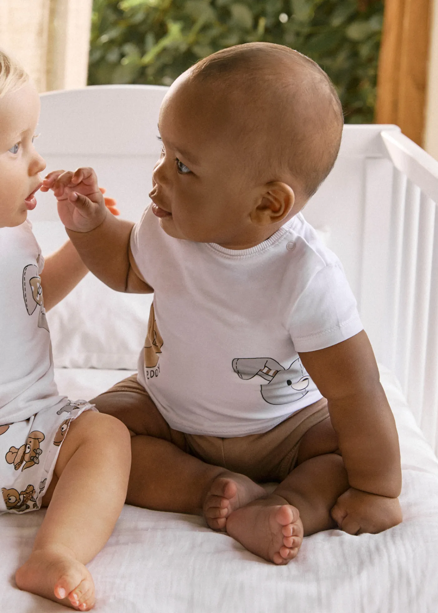 Store Conjunto pantalón corto y camiseta animales recién nacido Conjuntos