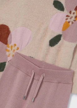 Cheap Conjunto pantalón tricot y jersey niña Conjuntos
