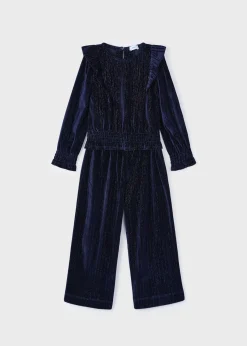 Flash Sale Conjunto pantalón y blusa terciopelo niña Conjuntos