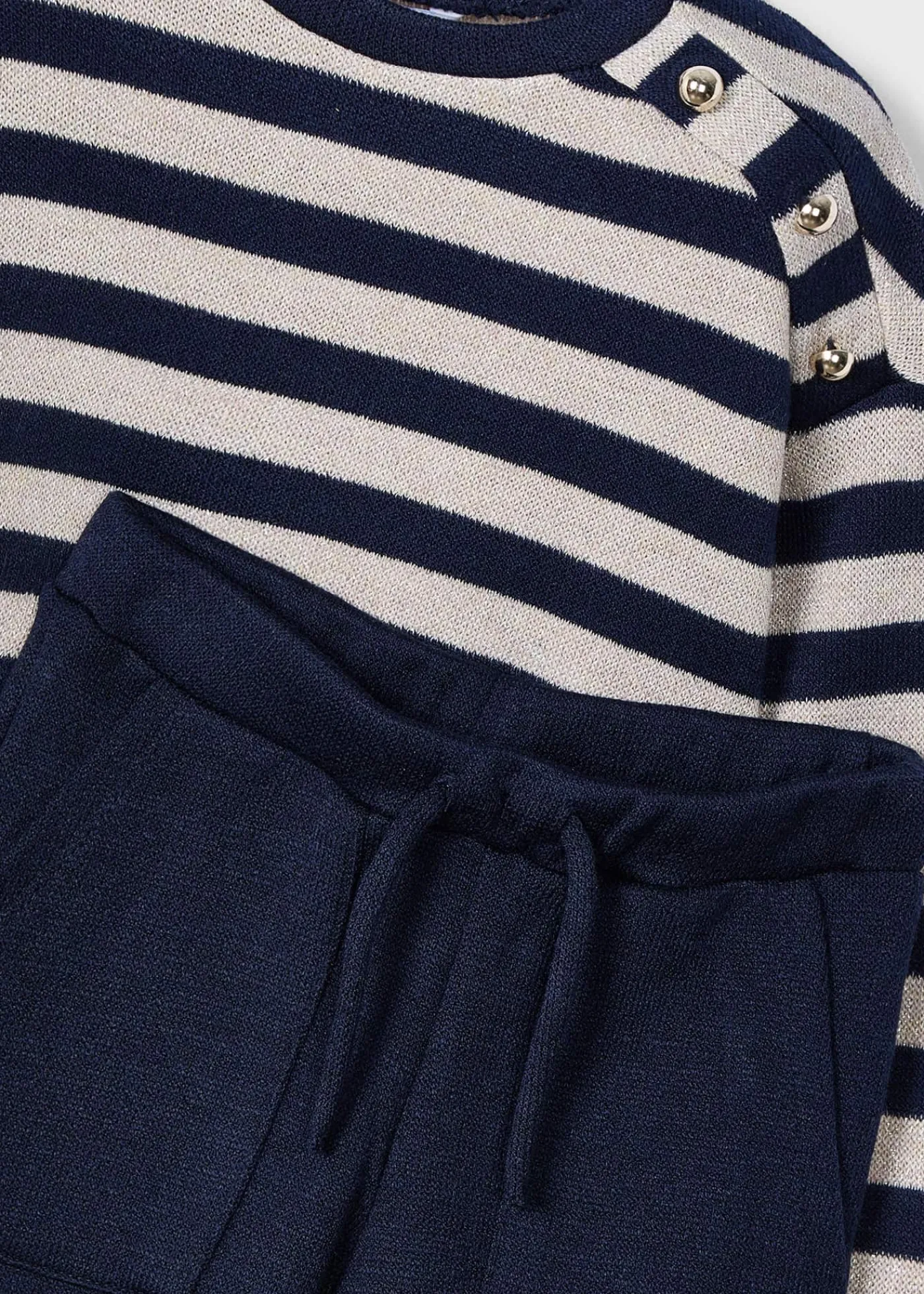 Discount Conjunto pantalón y sudadera rayas niña Conjuntos