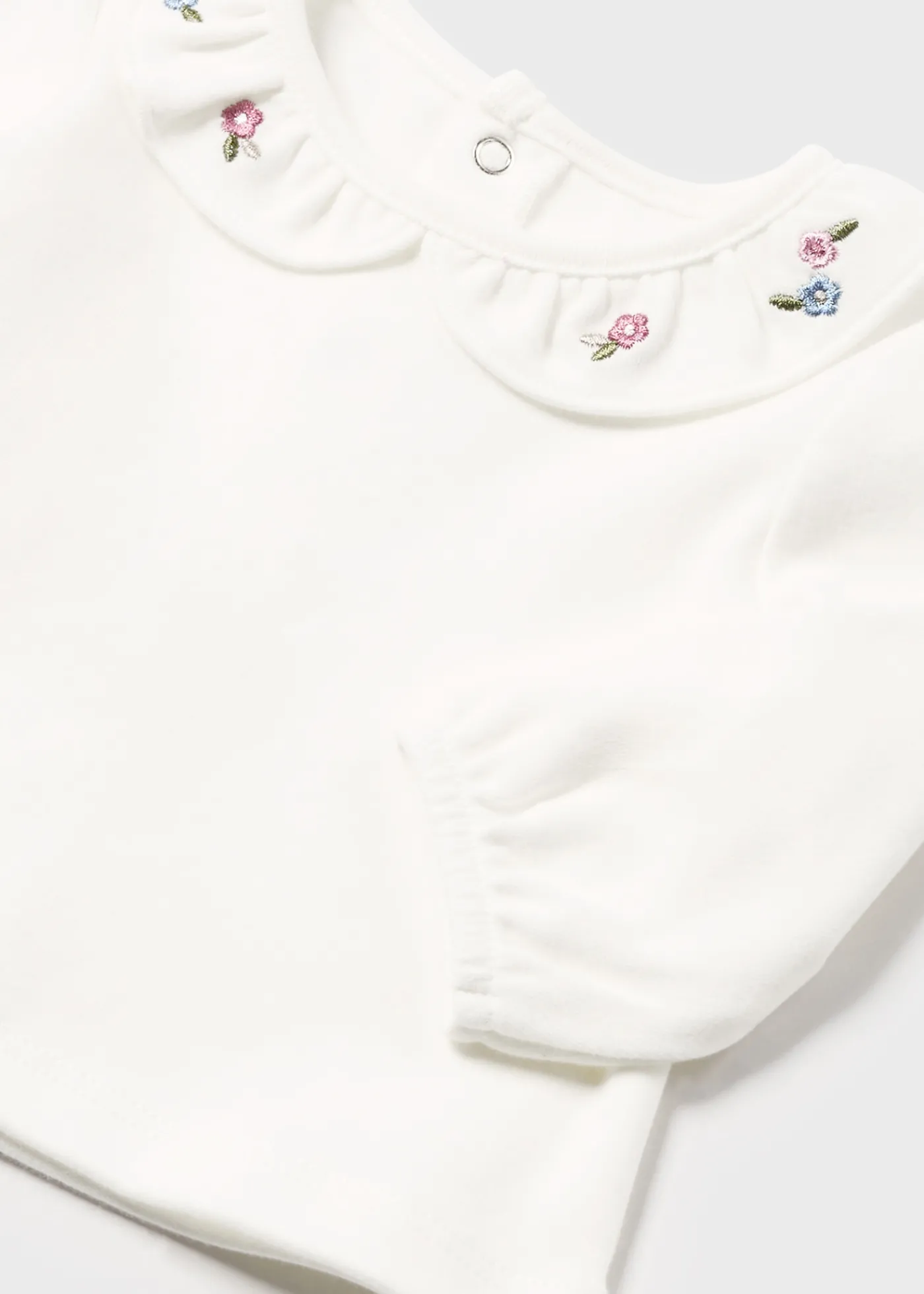 New Conjunto peto volantes y camiseta recién nacida Conjuntos