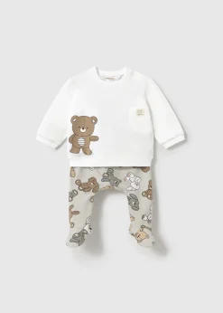 Cheap Conjunto polaina ositos y sudadera recién nacido Conjuntos