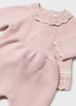 Online Conjunto polaina y jersey tricot recién nacida Conjuntos