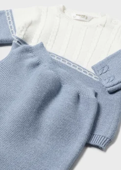 Cheap Conjunto polaina y jersey bicolor recién nacido Conjuntos