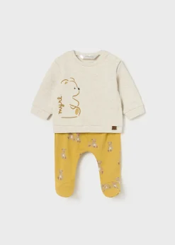 Sale Conjunto polaina y sudadera osito recién nacido Conjuntos