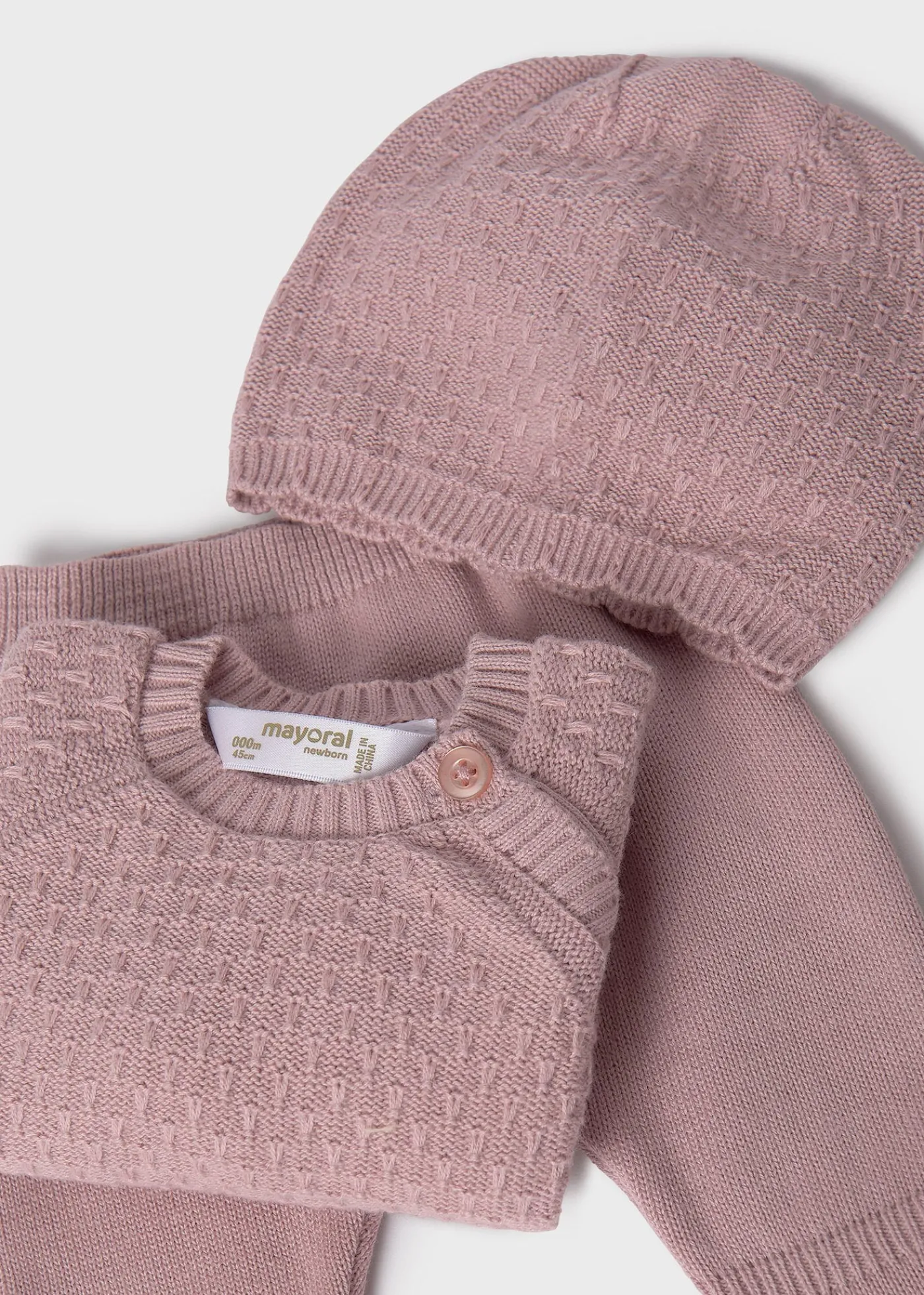 Online Conjunto regalo 3 piezas tricot bebé Regalos