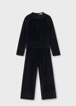Sale Conjunto top y pantalón terciopelo chica Conjuntos