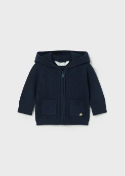 Hot Cárdigan tricot cremallera recién nacido Jerséis Y Sudaderas
