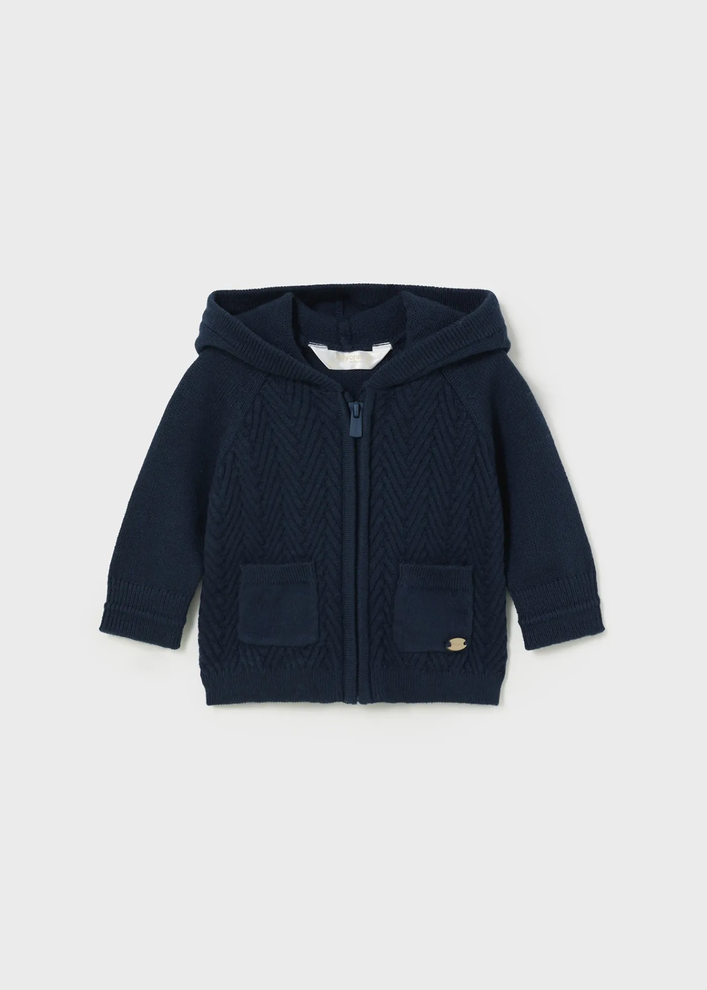 Hot Cárdigan tricot cremallera recién nacido Jerséis Y Sudaderas