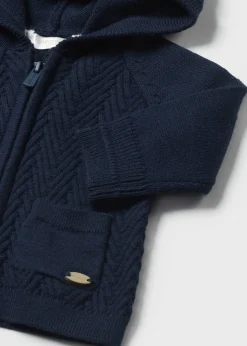 Hot Cárdigan tricot cremallera recién nacido Jerséis Y Sudaderas
