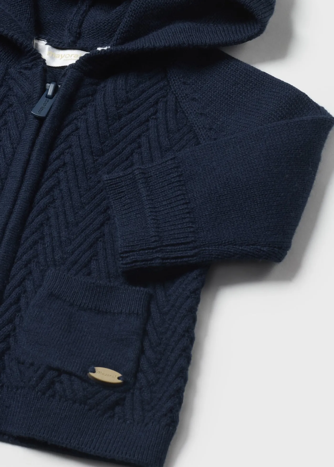 Hot Cárdigan tricot cremallera recién nacido Jerséis Y Sudaderas