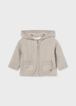 Best Sale Cárdigan tricot cremallera recién nacido Jerséis Y Sudaderas