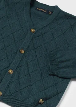 Hot Cárdigan tricot rombos bebé Jerséis Y Sudaderas