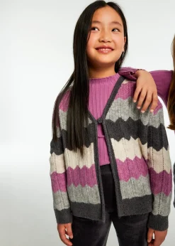 Online Cárdigan zigzag chica Rebecas Y Chaquetas De Punto