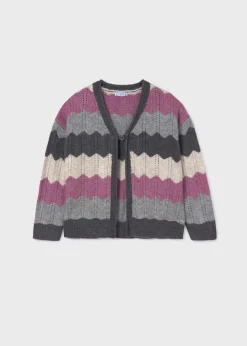 Online Cárdigan zigzag chica Rebecas Y Chaquetas De Punto