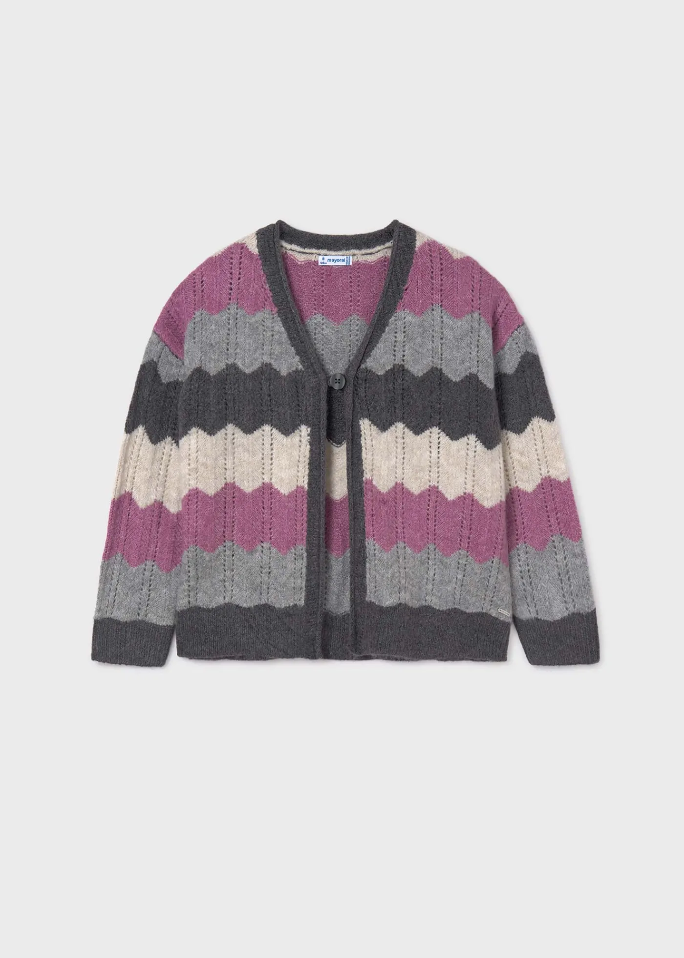 Online Cárdigan zigzag chica Rebecas Y Chaquetas De Punto