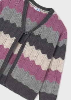 Online Cárdigan zigzag chica Rebecas Y Chaquetas De Punto